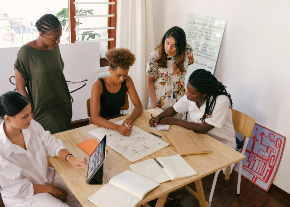 People from Chriss David and Associates working on a Brand Story